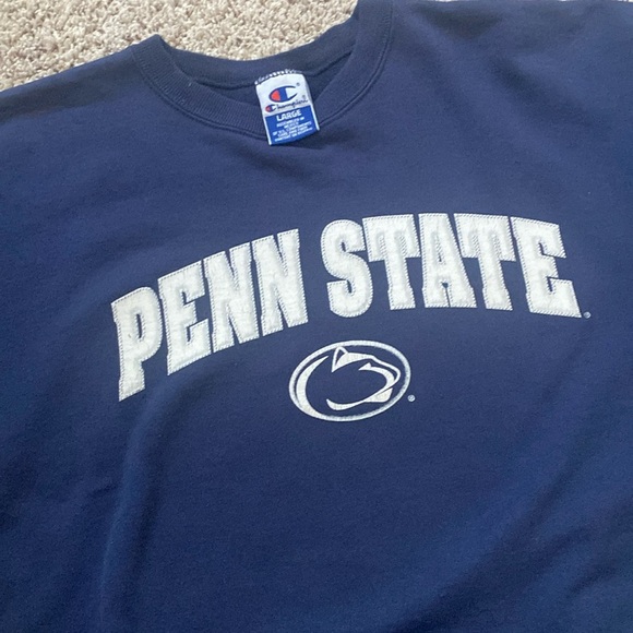 Vintage Penn State Crewneck Sweatshirt Champion Athletics size large - Picture 2 of 4